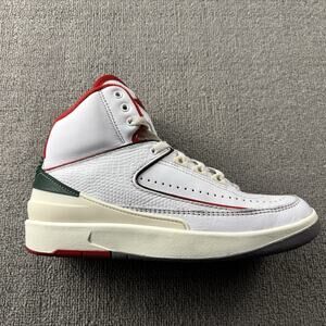 Nike Air Jordan 2 Retro (GS) Origins White Shoes Size 6.5 Youth Womens Size 8